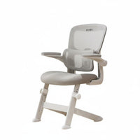 Lumbar Support Ergonomic Student Chair Adjustable Height Ergonomic Mesh Rolling Chair Breathable Backrest Seating Swivel Base for Teenagers, Students, Study Room, Bedroom, Home Office