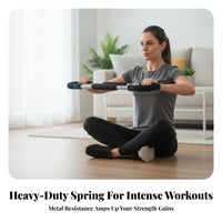 Foam Grips U-Shaped Arm Exerciser Padded Handles U-Shaped Arm Exercise Equipment Compact Spring Resistance Exercise Equipment Portable for Upper-Body Exercise