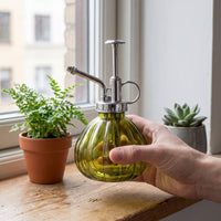 Pumpkin Glass Plant Mister Spray Bottle for Indoor Outdoor Plants