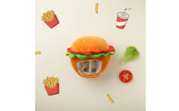 Burger Hat Humorous Burger Costume Hat Novelty Design Soft Burger Headpiece for Cosplay