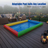 Thickened Inflatable Pool, Outdoor Large Swimming Pool for Kids, Fishing & Play Pond