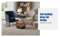 Foot Spa Tub, Automatic Heating, Deep Massage, Electric Home Foot Bath Basin