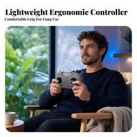 FPV Simulator Controller Gamepad-Style FPV Flight Simulator Controller Simulation Gear Textured Grip Twin Control Sticks
