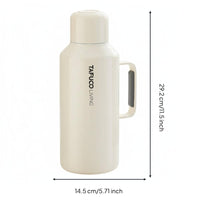 1.5 L Long-Lasting Insulation Large Capacity Hot Water Jug Single-Press Pouring Vacuum Bottle with Handle Leak-Proof Lid Insulated Bottle for Office, Travel