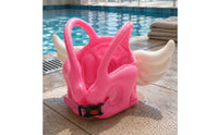 Adjustable Strap Inflatable Swim Vest Buckled Closure PVC Swim Vest Long-Lasting Easy to Inflate