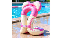 Anti-Leak Valve Inflatable Underarm Swim Flotation Device Safety Buckle U-Shaped Swim Buoy Hand Grips Children's Arm Buoy PVC