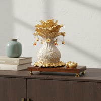 Housewarming Gift Wealth Attraction Statue Symbol of Prosperity Feng Shui Wealth Ornament Auspicious Chinese Auspicious Wealth Bag Good Luck for New Homeowners, Business Owners, Entryway, Living Room, Office, Reception Desk