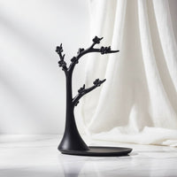 Plum Blossom Design Jewelry Tree Stand Decorative Tree Branch Jewelry Holder Multi-Functional Bracelet Holder Stand Tangle-Tangle-Proof Storage for Women, Girls, Vanity, Dresser Top, Entryway