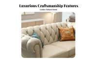 3-Person Settee Luxury Design Sofa Modern aesthetic Couch for Apartment Dwellers, Homeowners, Living Room, Small Spaces, Lounge Area
