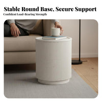 Minimalist aesthetic 2-Tier Stand with Tray Top Space-Saving Tray Top Table with Basket Easy Assembly Household Furniture for Apartment Dwellers, Decor lovers, Living Room, Small Spaces, Bedroom, Entryway