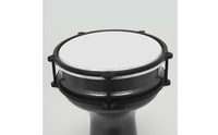 Turkish Aluminum Goblet Drum 8-Inch Goblet Drum with Tuning Key Textured Hand Drum with Wrench for Instrumentalists, Beginners