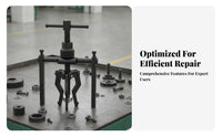 Inner Bearing Puller Three-Jaw Bearing Puller Heat-Treated Steel Adjustable for Washing Machine Repair