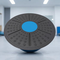 Textured Balance Training Board Non-Slip Balance Board with Grip Dots Round Stability Instructor Slim-Profile for Athletes, Patients, Home Workouts, Rehabilitation, Mindful Stretching