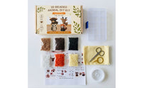 Beaded Animal Kit Miniature Animal Beading Kit Complete for Crafters, Hobbyists, Hobby Time