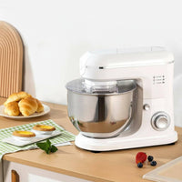 Multi Function Electric Stand Mixer Splash Guard Planetary Mixer Stainless Steel Bowl Kitchen Appliance Heavy Duty for Home Bakers, Caterers, Bakery, Restaurant