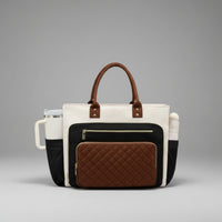 Tote Bag with Laptop Compartment Multi-Pocket Tote Bag with Compartments Organized for Commuters, Professionals, Office, Travel