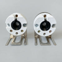 Spring Loaded T8 Lamp Base with Fixed Type G13 Lamp Holder, Non Shunted Holder T8 for Train Lighting, Fixed Lamp Holder for Ship Lighting, 1 Pc