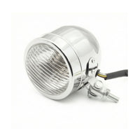 Motorcycle Headlight with Bracket 12V Motorcycle Headlight Lamp Retro Round for Custom Builders, Cafe Racer Build