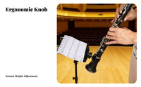 Adjustable Clarinet Marching Lyre Stable and Secure Clarinet Lyre Lightweight for Outdoor Performances, Parades
