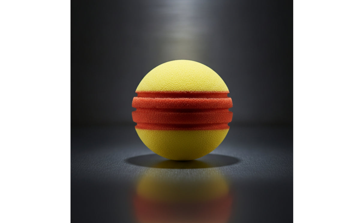 Coated Foam Ball with Rubber Soft Textured Foam Ball Grippy Lightweight for Beginners, Training