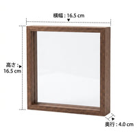 Wooden Photo Frame Double-Sided L Size Compatible Desktop Photo Frame For Newlyweds Children Growth Records