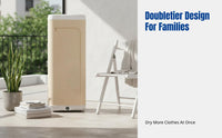 Portable Foldable Clothes Dryer, Compact Laundry Drying Machine, Dormitory & Home, Suitcase Design, Fast Dry, Large Capacity