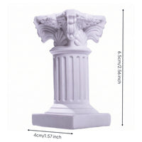 Roman Column Pedestal Classical Roman Column Pedestal Stand Classic Resin Pillar Prop for Wedding Scenes