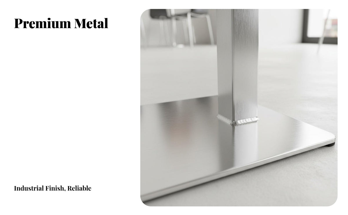Long-Lasting Dining Table Leg Modern Design Metal Table Base Powder-Coated Finish for Interior Designers, Cafe Owners, DIY Enthusiasts, Commercial Space, Kitchen, Living Room, Office