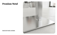 Long-Lasting Dining Table Leg Modern Design Metal Table Base Powder-Coated Finish for Interior Designers, Cafe Owners, DIY Enthusiasts, Commercial Space, Kitchen, Living Room, Office