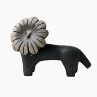 Lion Ornament Vintage Style Lion Statue Resin Craftsmanship Abstract Animal Sculpture
