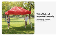 Portable Market Stall Canopy Rainproof Instant-Setup up Canopy Foldable Portable Outdoor Shelter for Street Vendors, Event Organizers, Events, Parties
