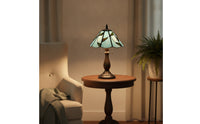 Vintage-Inspired Tiffany Stained Glass Lampshade Handmade Stained Glass Lampshade Translucent Pendant Light Shade for Diyers, Homeowners, Table Lamps, Living Rooms, Bedrooms