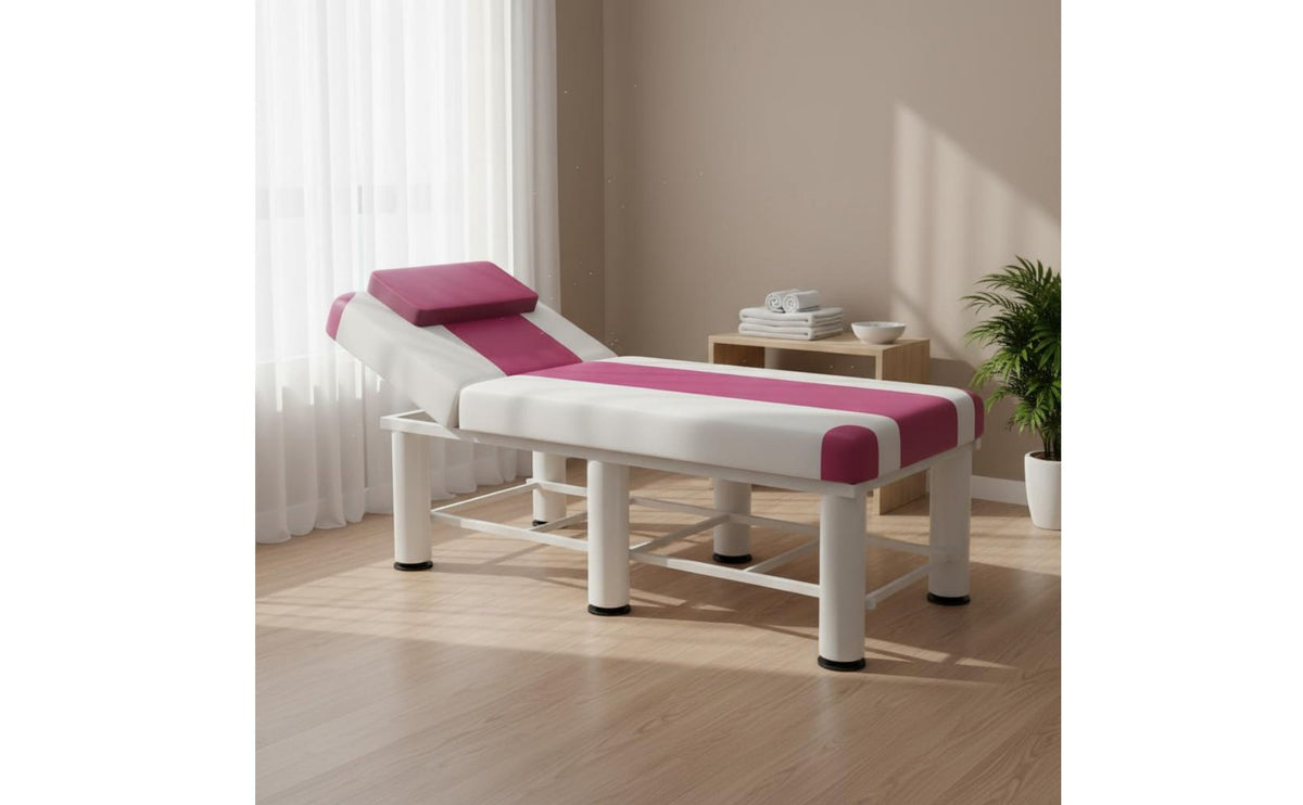 Beauty Treatment Bed Foldable Folding Massage Bed Upholstered Exam Couch Thick Padded Cushion Massage Couch Easy to Clean