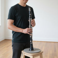 Nickel Plated Keys 17 Key Clarinet Beginner Friendly B Flat Clarinet Hard Protective Case Woodwind Instrument Easy to Use for Beginners, Adults, Performance, Practice