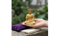 Dizang Bodhisattva Figurine Display Base Dizang Bodhisattva Figurine Good Luck Desktop Buddha Decoration
