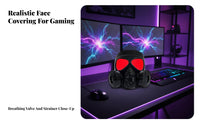 Gaming Inspired illuminated costume accessory Realistic Look costume accessory Post-Apocalyptic Theme Costume Accessory Adjustable Straps for Children, Cosplayers, Party Goers, Cosplay gatherings, Halloween, Themed Photoshoots, Stage Performances