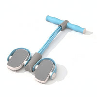 Soft Foam Pedal Puller with Resistance Tubes Multifunction Pedal Resistance Instructor Compact Exercise Machine Portable for Beginners