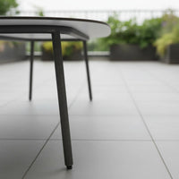 5 Pieces Aluminum Rattan Chair Set Modern Minimalist Rattan Chair Set Weather Resistant for Terrace