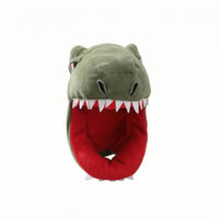 Lightweight Dinosaur Hat with Neck Cover Embroidered Dinosaur Costume Hat Warm Handmade for Photo Shoots