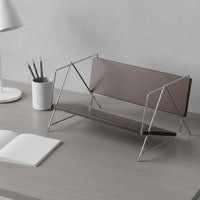 Transparent Reading Rack Stand Stable Desktop Display Rack Easy to Polished Metal Book Holder for Study Room