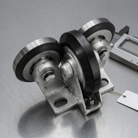 Elevator Rail Guide Shoe Assembly Double-Bearing Elevator Roller Guide Shoe Metal Bracket