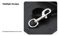 Single-Ended Bolt Snap Precise Coiled Mechanism Diving BCD Clip Rustproof Swivel Bolt Snap Hook Single-Hand Operation for Technical Divers, Freedivers, Outdoor Enthusiasts, Underwater, Boating, Crafting