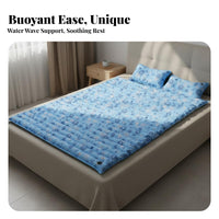 Water-Filled Mattress Pad Non-Electric Cooling Water Mattress No Refrigeration Needed Summer Cooling Bed Mat for Hot Sleepers, Students, Dorm Room
