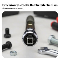 Extended Reach 1/2 Inch Drive Wrench Extender Reversible Ratchet Extension Wrench Heavy Duty for Mechanics, Car Repair, Garage, Workshop