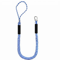 Shock-Absorbing Bungee Dock Line Guarding Sleeves Elastic Mooring Line Looped End Marine Gear for Docking, Anchor Point, Boating