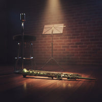 Straight Saxophone with Carrying Bag B♭ Soprano Saxophone Antique Woodwind for Rehearsal