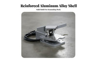 Silver Alloy Contacts Foot Pedal Switch Thickened Aluminum Shell Foot Switch Heavy Duty Momentary Power Pedal Long-Lasting Construction for Technicians, Woodworkers, Factory, Assembly Line, Workshop, Medical Facilities