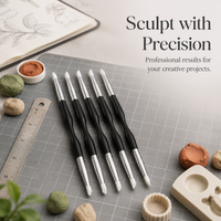 5-Piece Silicone Pen Set for Nail Art, Clay Sculpting, and Crafting