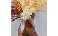 Geometric Vase Modern Faceted Vase Contemporary Flower Holder for Centerpiece