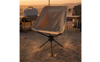 Easy to Fold 360 Degree Swivel Folding Chair Compact Swivel Camping Chair for Travel